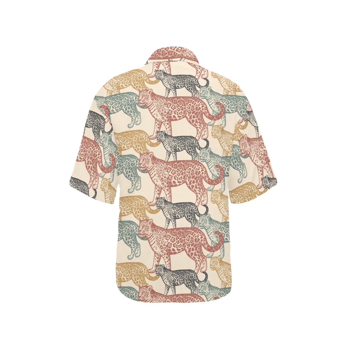 Jaguar Pattern Print Design 01 Women's Hawaiian Shirt