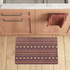 Southwest Ethnic Design Themed Print Kitchen Mat