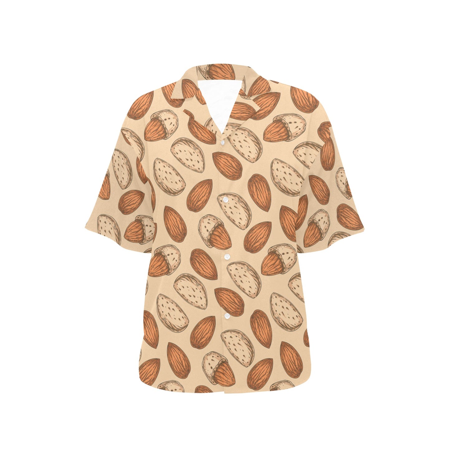 Almond Pattern Print Design 04 Women's Hawaiian Shirt