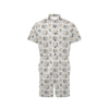 Sun Moon Print Design LKS302 Men's Romper