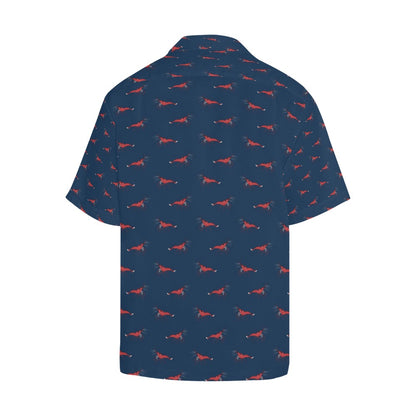 Shrimp Print Design LKS305 Men's Hawaiian Shirt