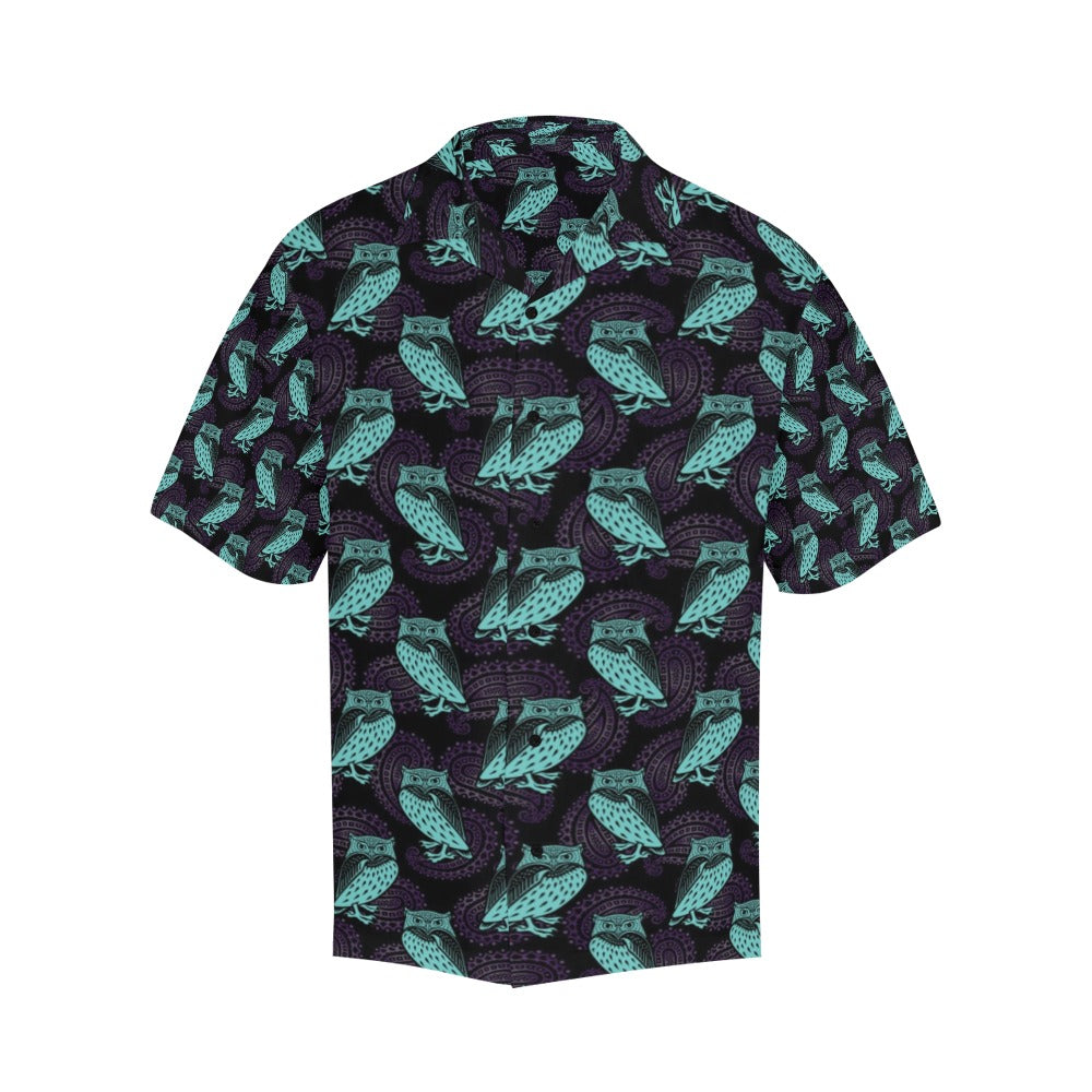 Tribal Pattern Print Design LKS3010 Men's Hawaiian Shirt