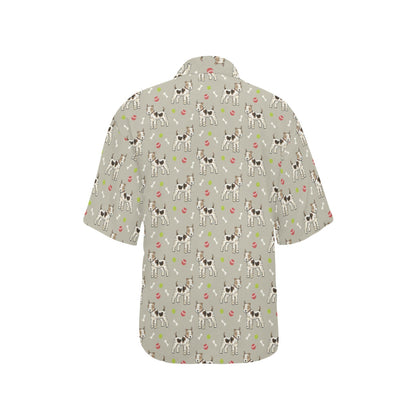Toy Fox Terriers Print Design LKS301 Women's Hawaiian Shirt