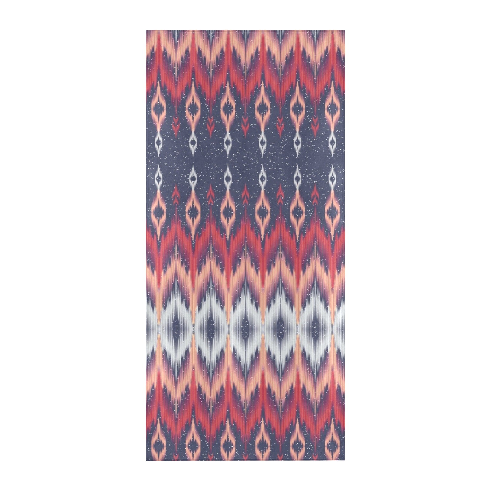 Ikat Print Design LKS401 Beach Towel 32" x 71"