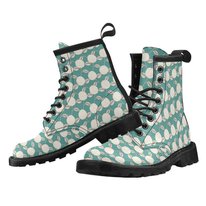 Hydrangea Pattern Print Design HD03 Women's Boots