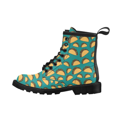 Taco Pattern Print Design TC07 Women's Boots