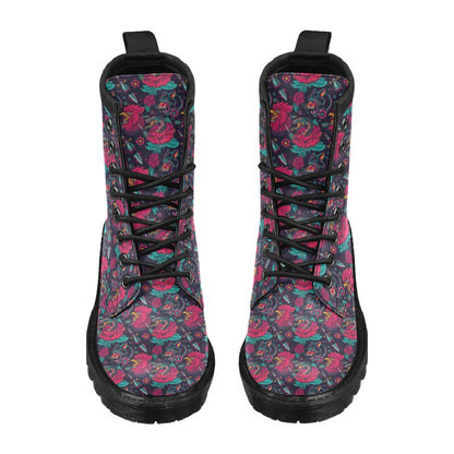 Old School Tattoo Print Women's Boots