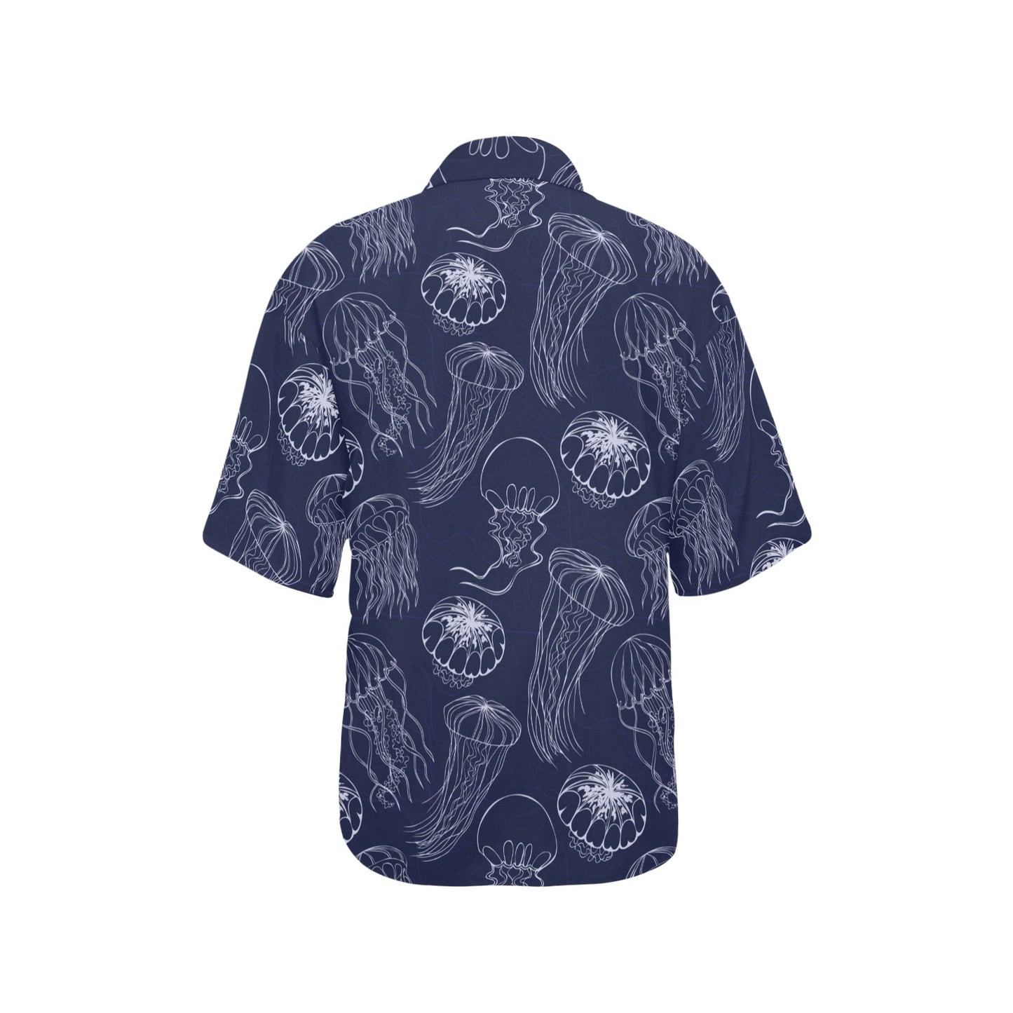 Jellyfish Pattern Print Design 05 Women's Hawaiian Shirt