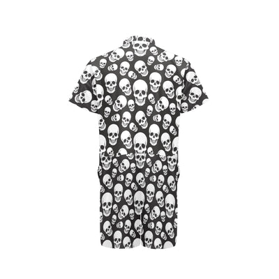 Skull Print Design LKS301 Men's Romper