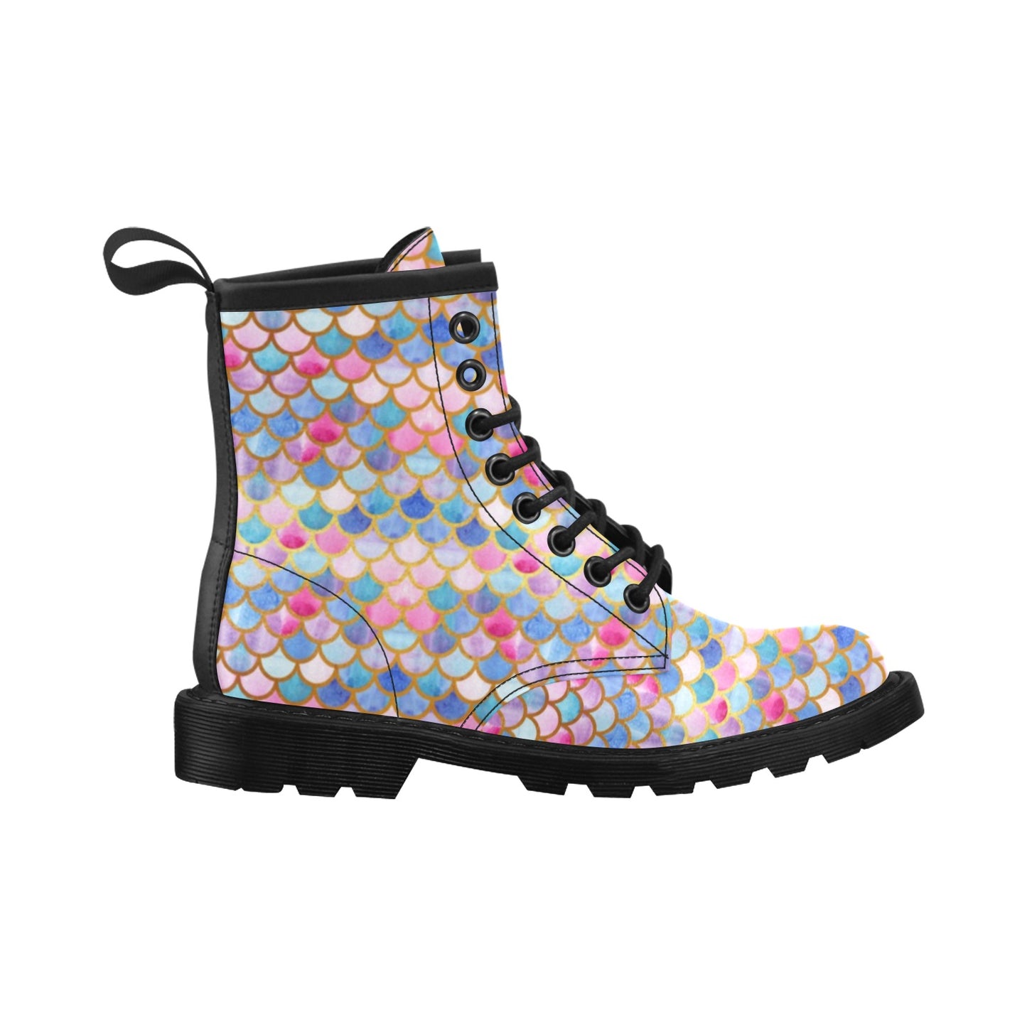 Scales Print Design LKS401 Women's Boots