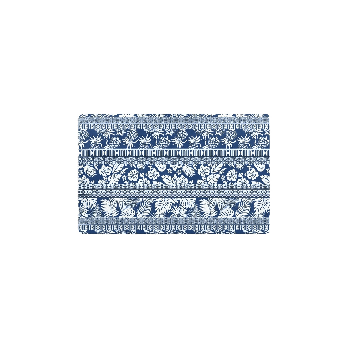 Hawaiian Themed Pattern Print Design H020 Kitchen Mat