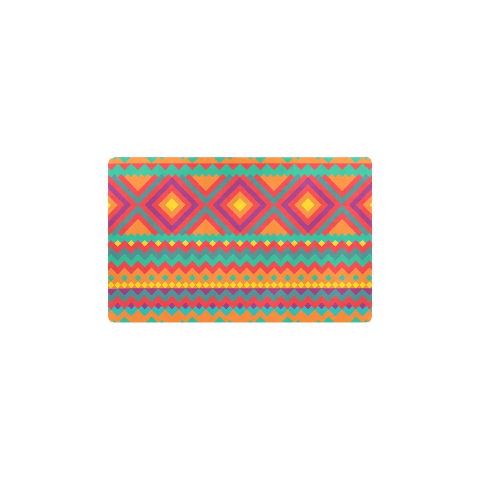 Mexican Pattern Print Design 04 Kitchen Mat