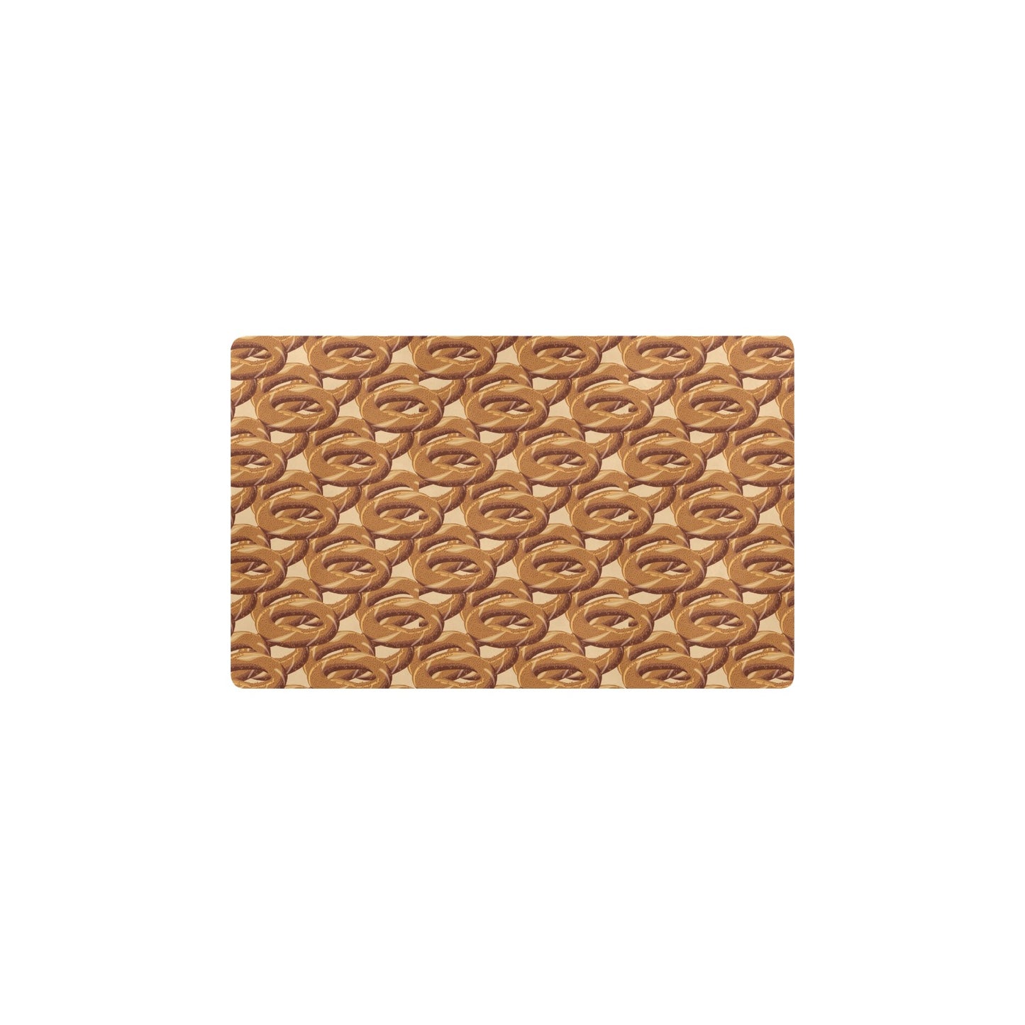 Bagel Pattern Print Design 02 Kitchen Mat