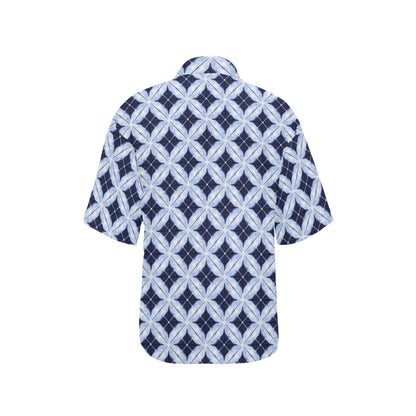 Tie Dye Print Design LKS308 Women's Hawaiian Shirt