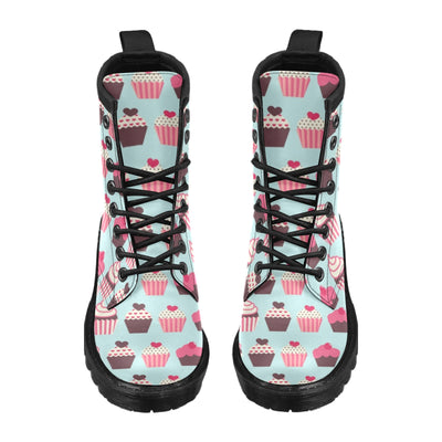 CupCake Print Pattern Women's Boots