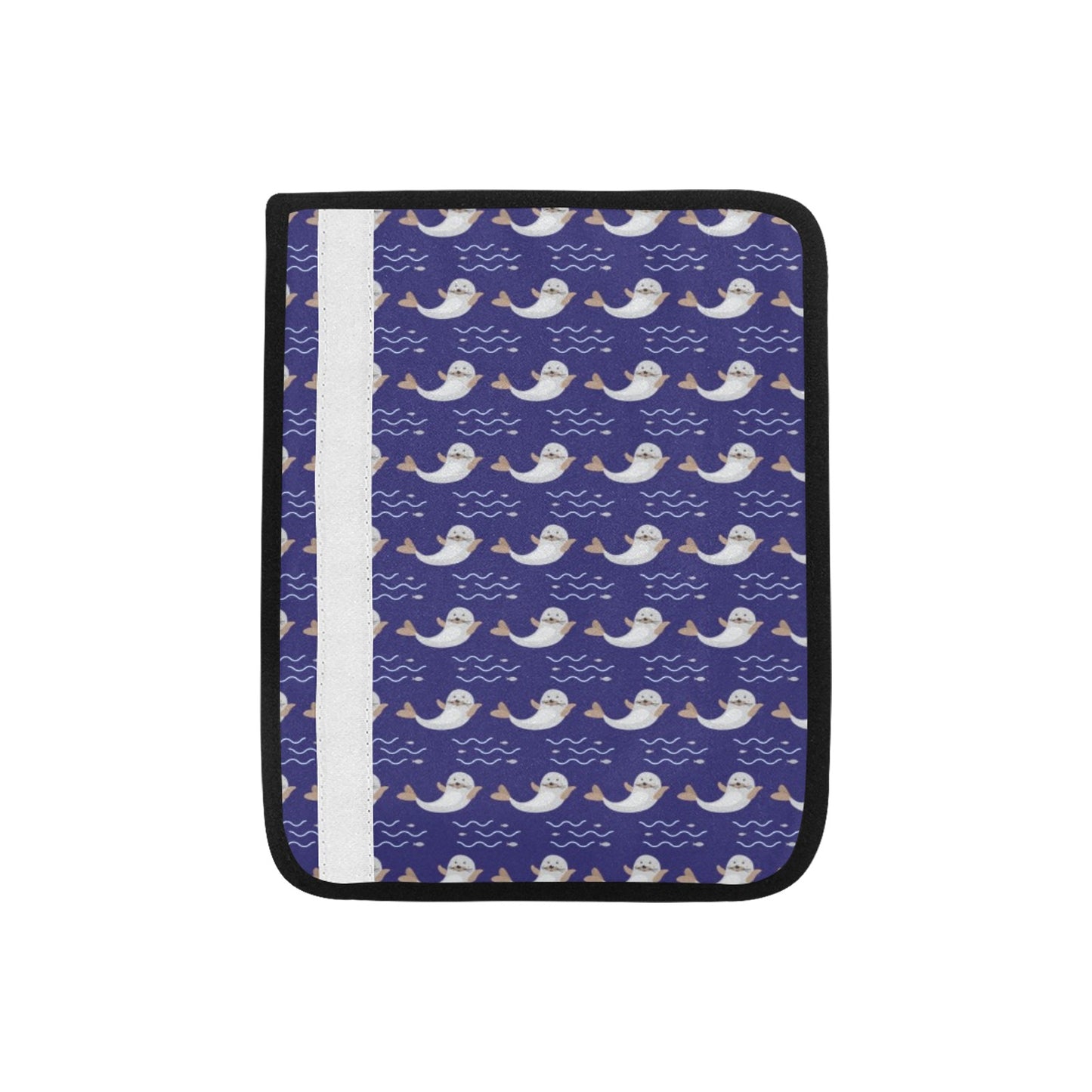 Sea Lion Print Design LKS404 Car Seat Belt Cover