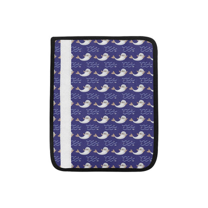 Sea Lion Print Design LKS404 Car Seat Belt Cover
