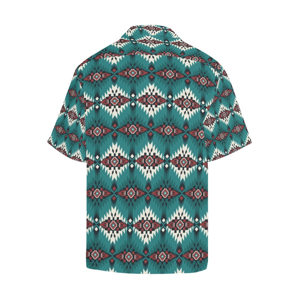 Southwest Pattern Print Design LKS308 Men's Hawaiian Shirt