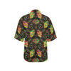 lotus Boho Pattern Print Design LO09 Women's Hawaiian Shirt