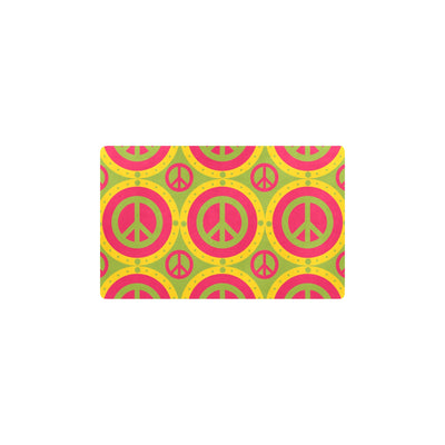 Peace Sign Pattern Print Design A01 Kitchen Mat