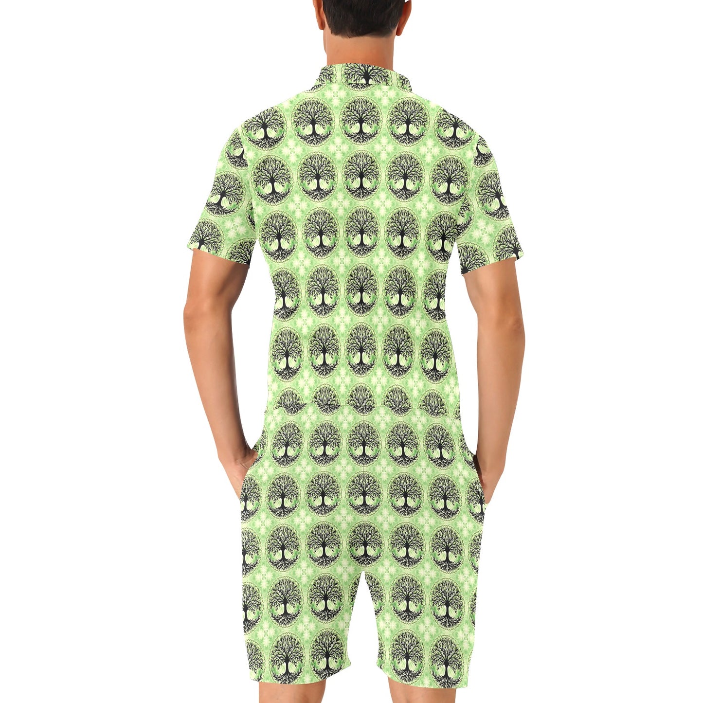 Celtic Pattern Print Design 010 Men's Romper