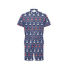 Anchor Pattern Print Design 07 Men's Romper