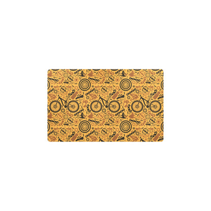 Mountain bike Pattern Print Design 03 Kitchen Mat