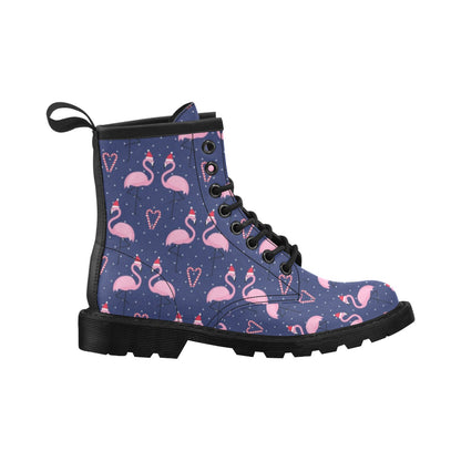 Flamingo Christmas Women's Boots