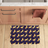 Gold Horse Pattern Kitchen Mat