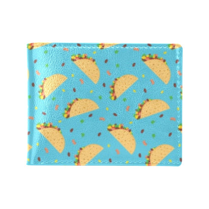Taco Print Design LKS303 Men's ID Card Wallet