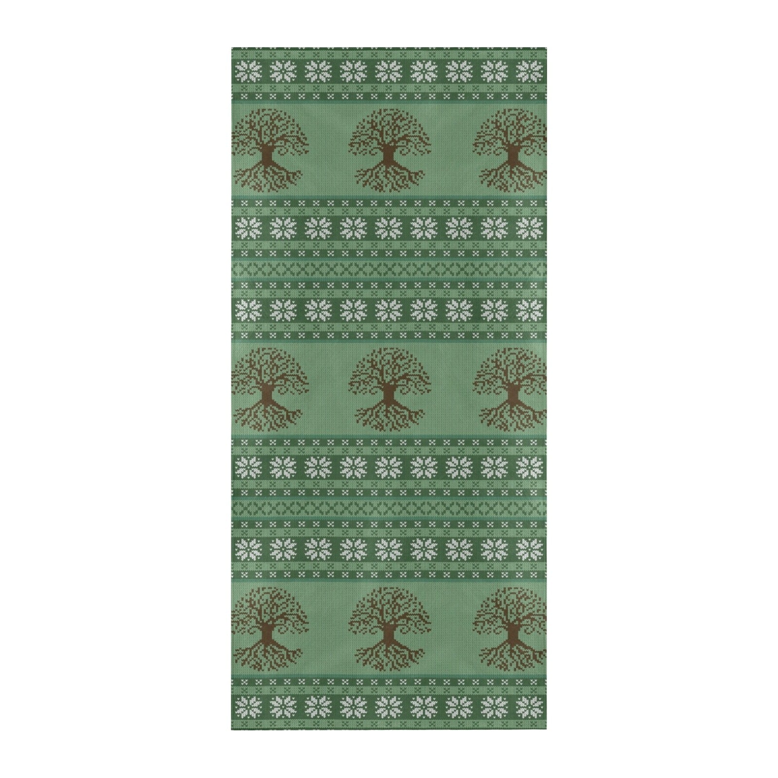 Tree Of Life Knit Style Print Design LKS301 Beach Towel 32" x 71"