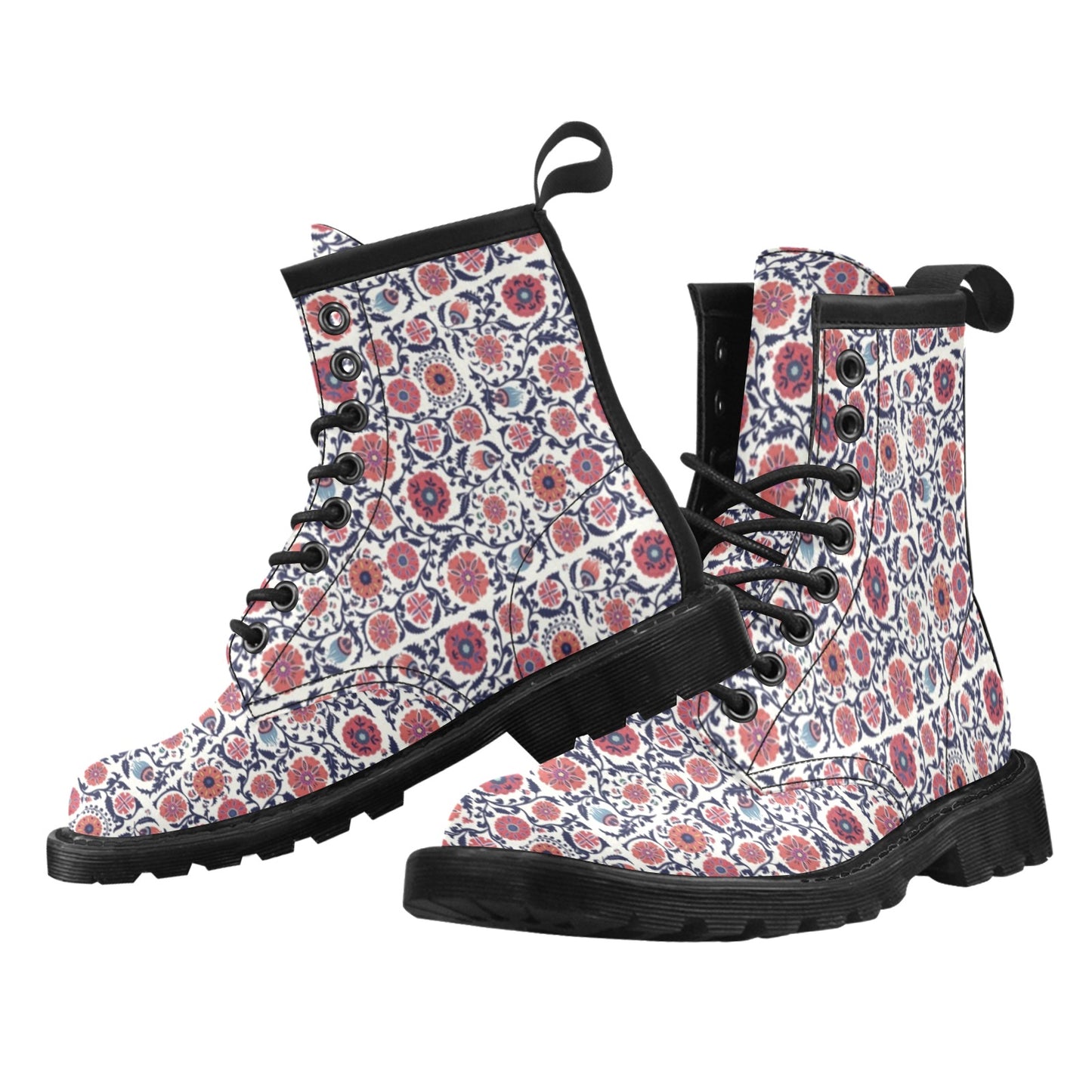 Suzani Print Design LKS304 Women's Boots