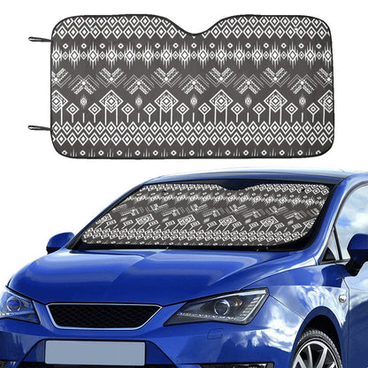 Tribal Pattern Print Design LKS304 Car front Windshield Sun Shade