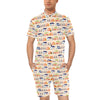 Camper Tent Pattern Print Design 03 Men's Romper