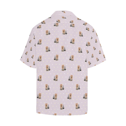 Yorkshire Terriers Print Design LKS302 Men's Hawaiian Shirt