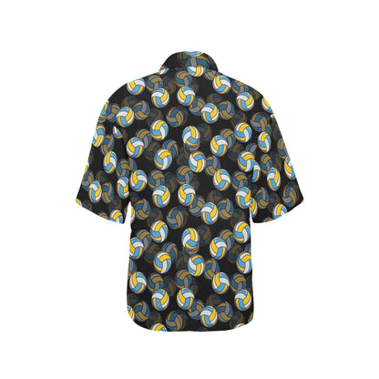 Volleyball Print Design LKS302 Women's Hawaiian Shirt