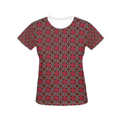 Vikings Print Design LKS301 Women's  T-shirt