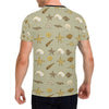 Seashell Beach Print Design LKS303 Men's All Over Print T-shirt