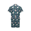 Llama Pattern Print Design 06 Men's Romper