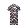 Bird Cute Print Pattern Men's Romper