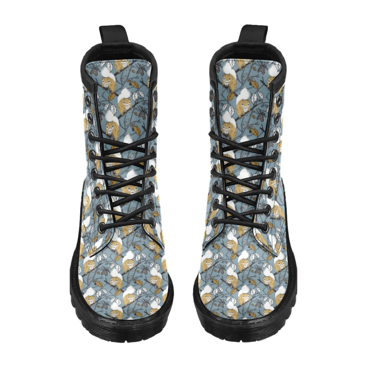 Squirrel Print Design LKS305 Women's Boots