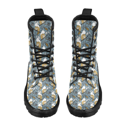 Squirrel Print Design LKS305 Women's Boots