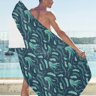 Seaweed Print Design LKS302 Beach Towel 32" x 71"