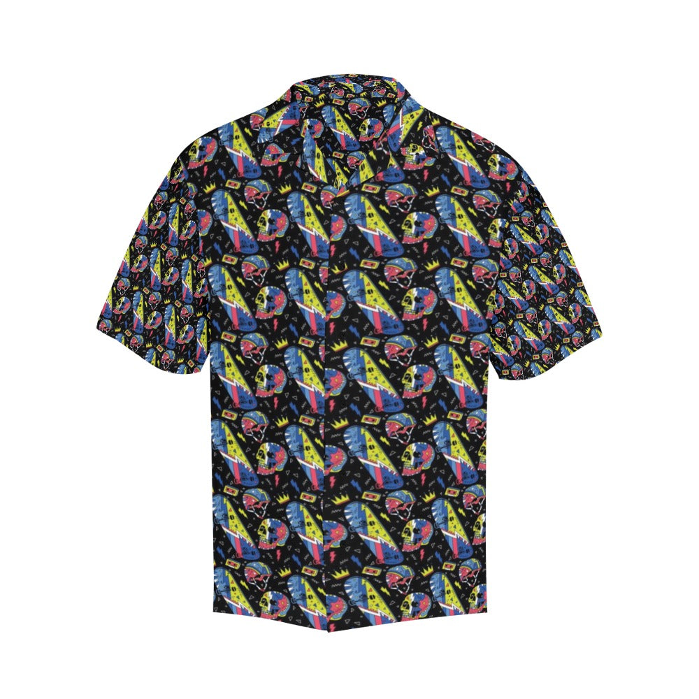 Skateboard Print Design LKS304 Men's Hawaiian Shirt