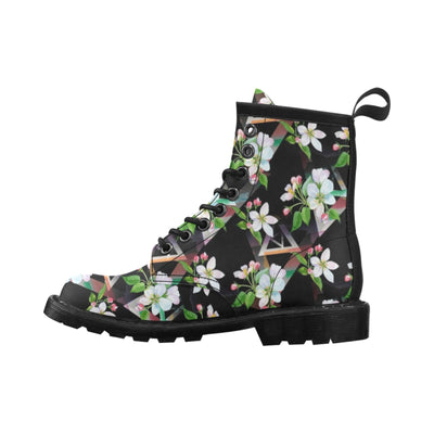 Apple blossom Pattern Print Design AB07 Women's Boots