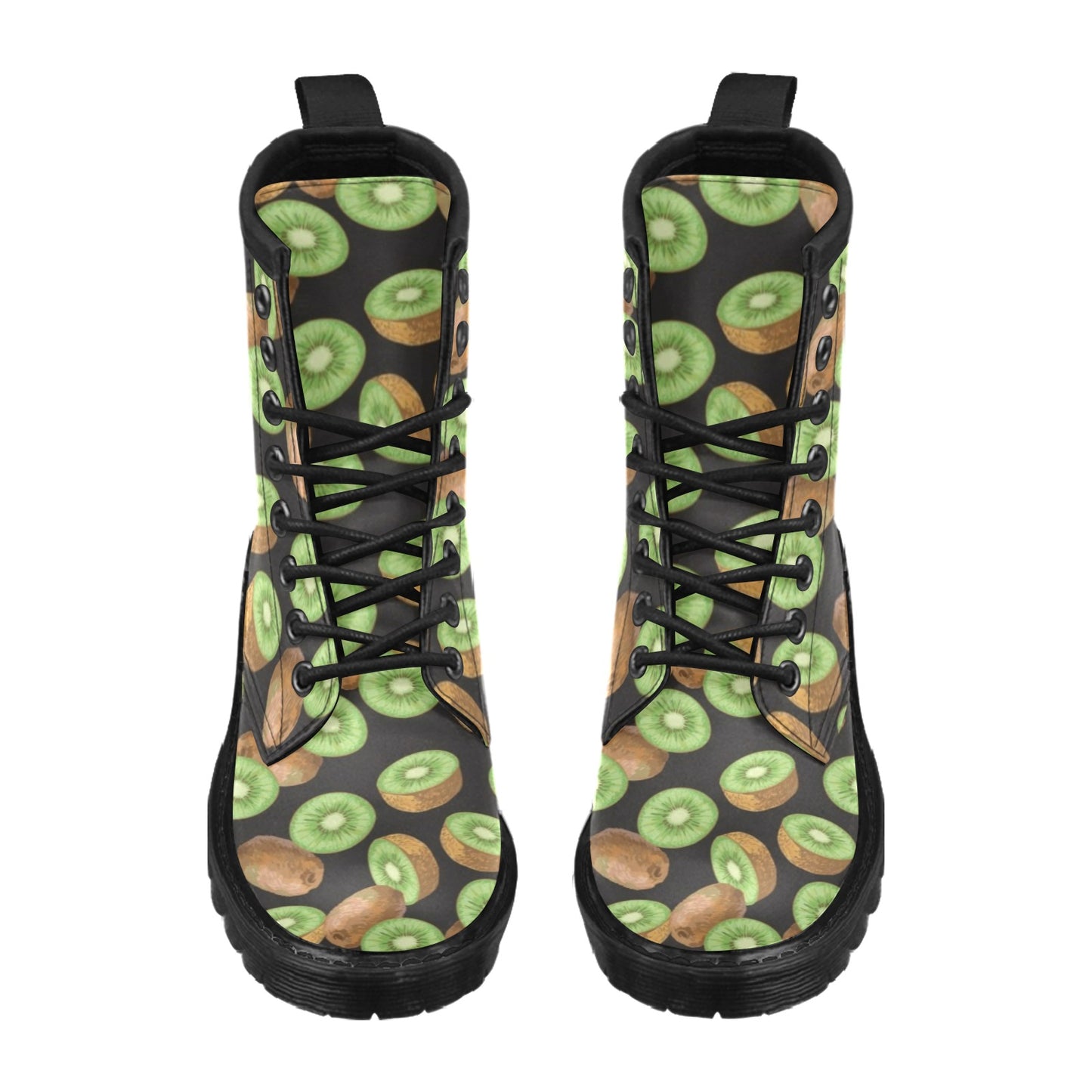 Kiwi Pattern Print Design KW03 Women's Boots