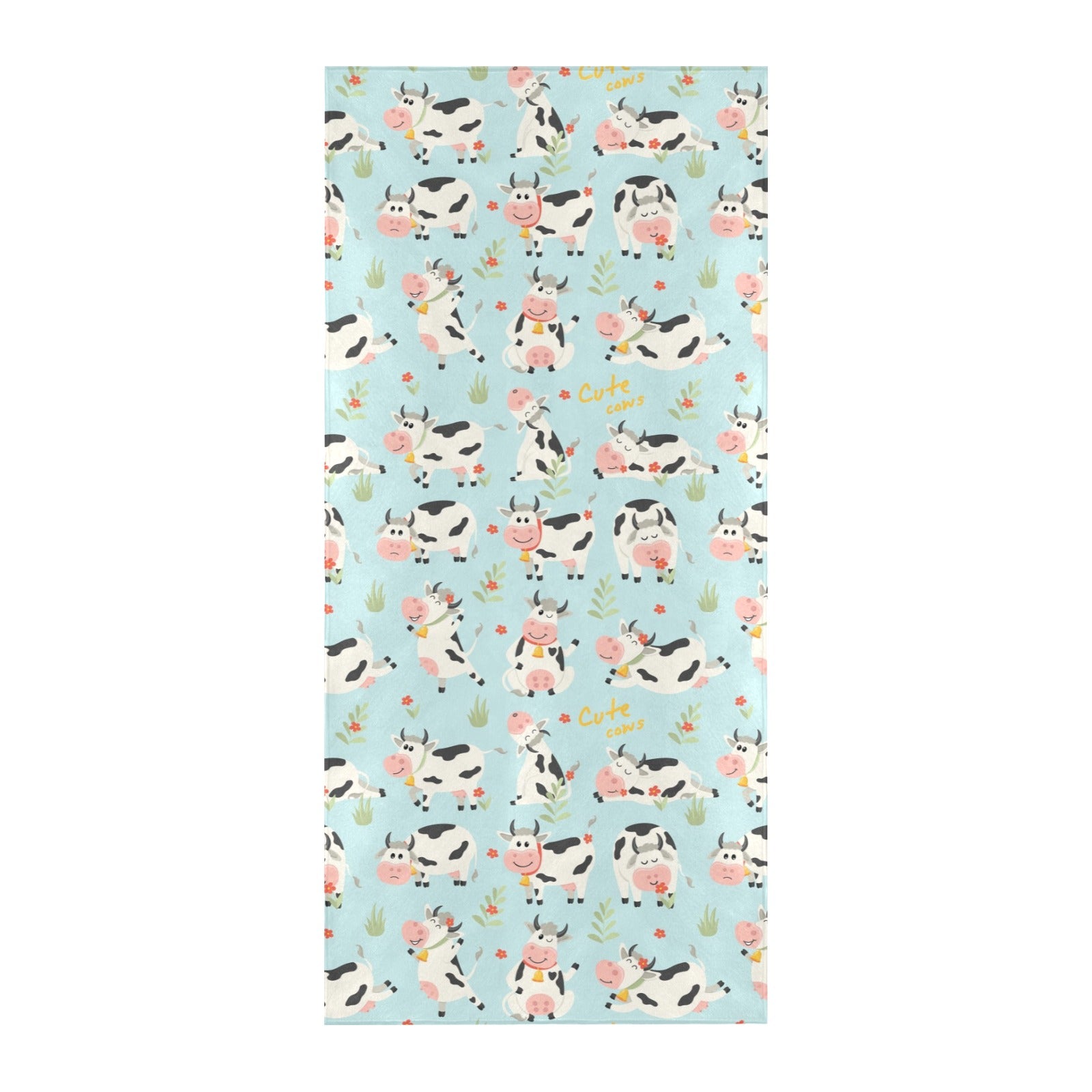 Cattle Print Design LKS403 Beach Towel 32" x 71"