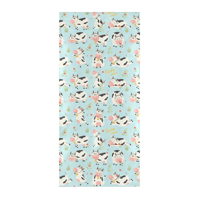 Cattle Print Design LKS403 Beach Towel 32" x 71"