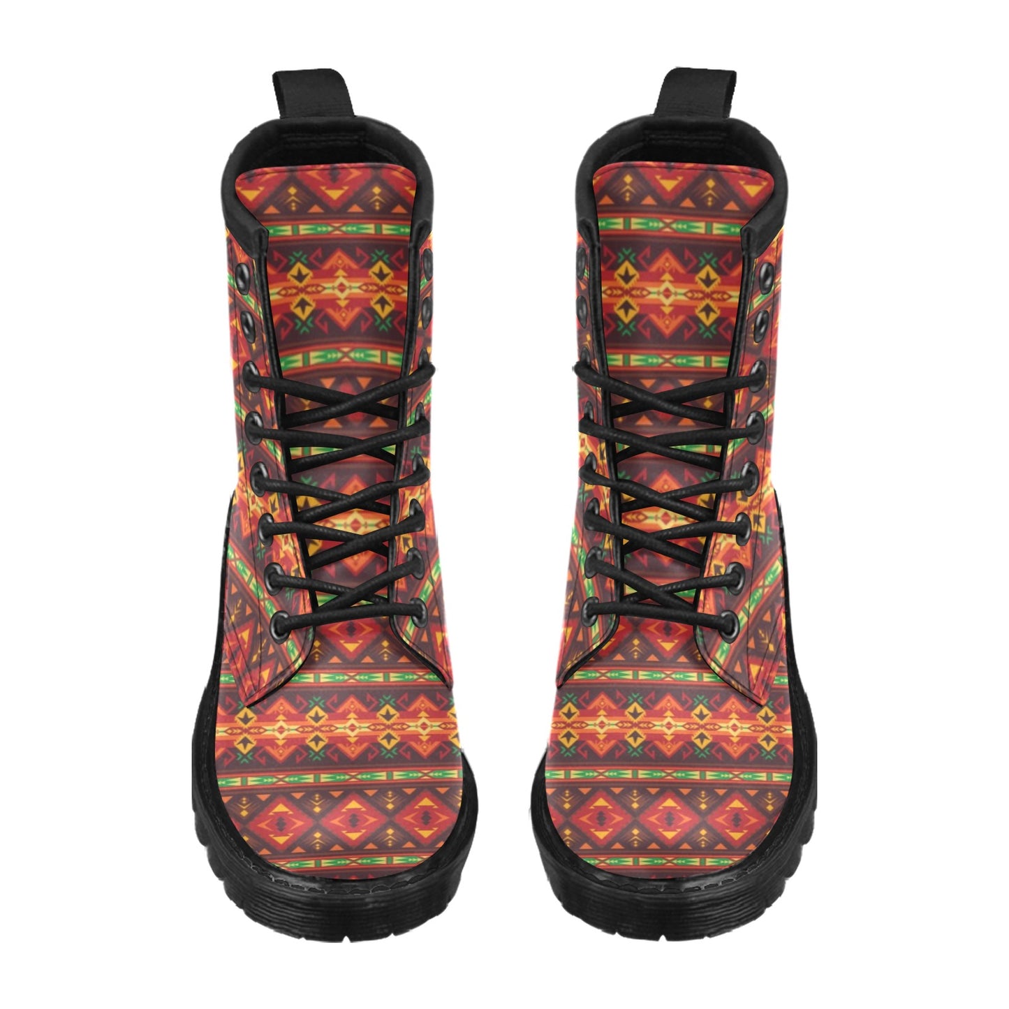 Southwest Pattern Print Design LKS309 Women's Boots