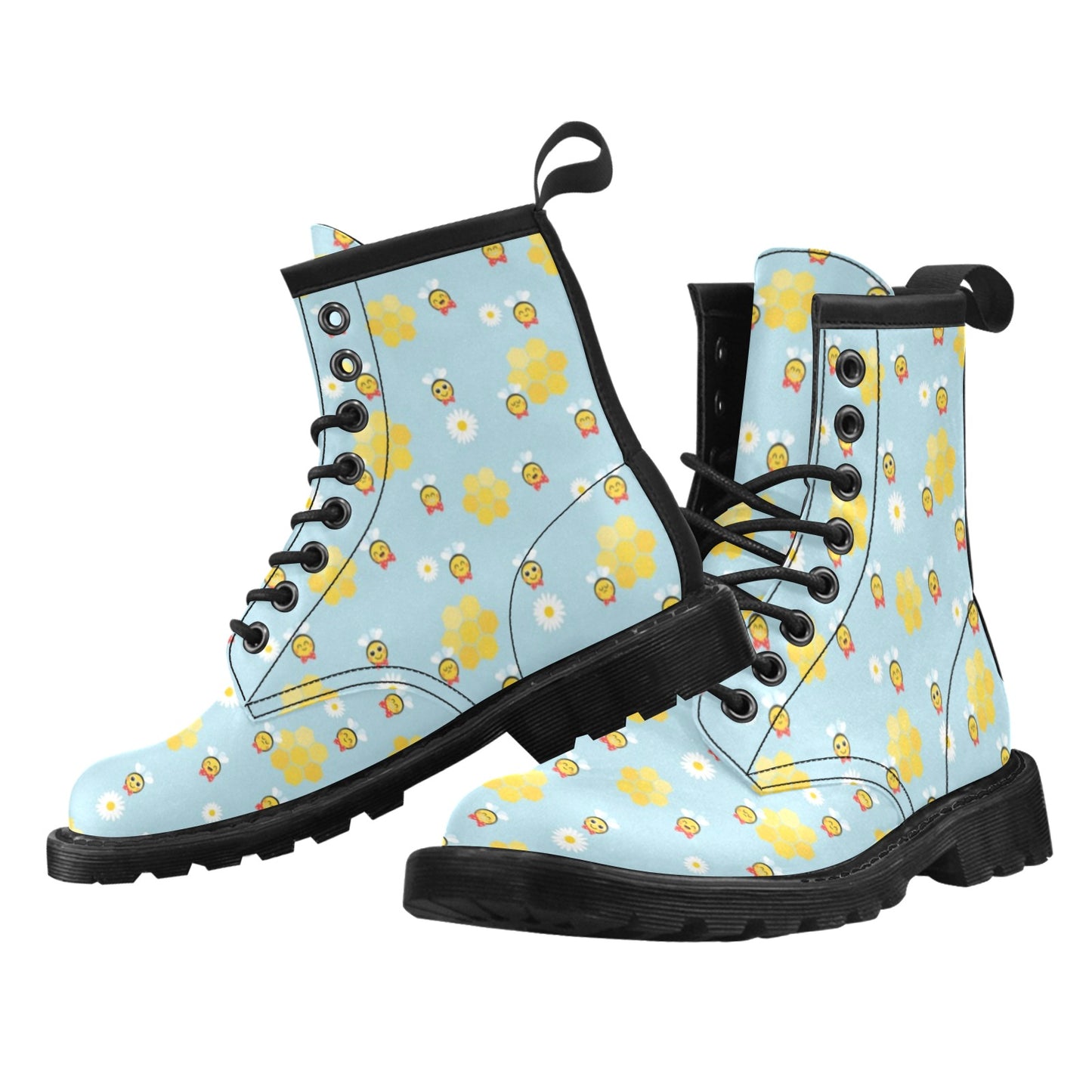 Bee Cute Print Design LKS304 Women's Boots